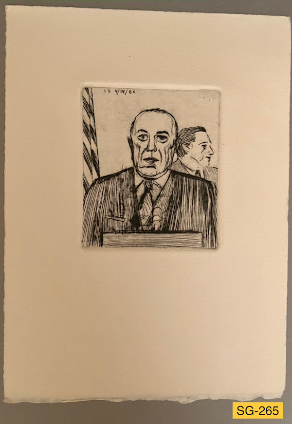 Secretaries Schultz and Weinberger #1 by Spence Guerin