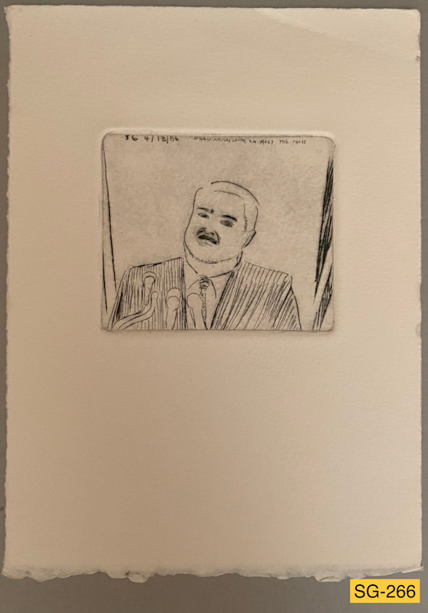 Israeli Ambassador on Meet the Press #1 by Spence Guerin