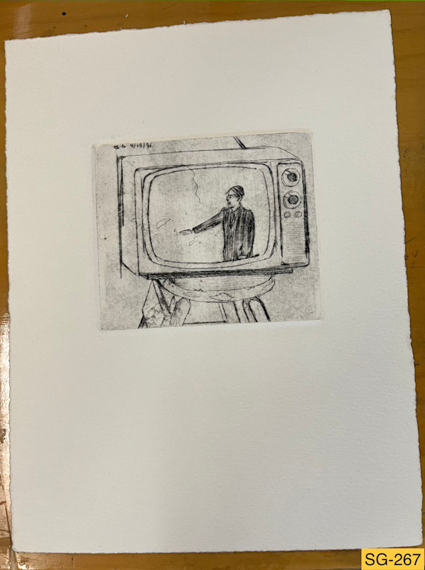 TV Weatherman #1 by Spence Guerin