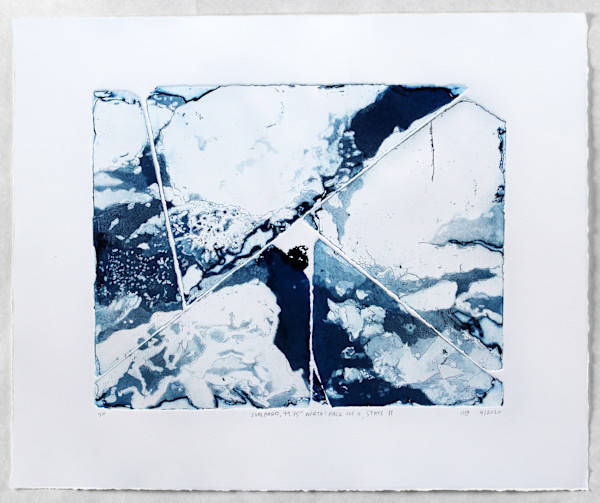 Svalbard 79.75° North: Pack Ice II State II 2/10 by Megan Broughton