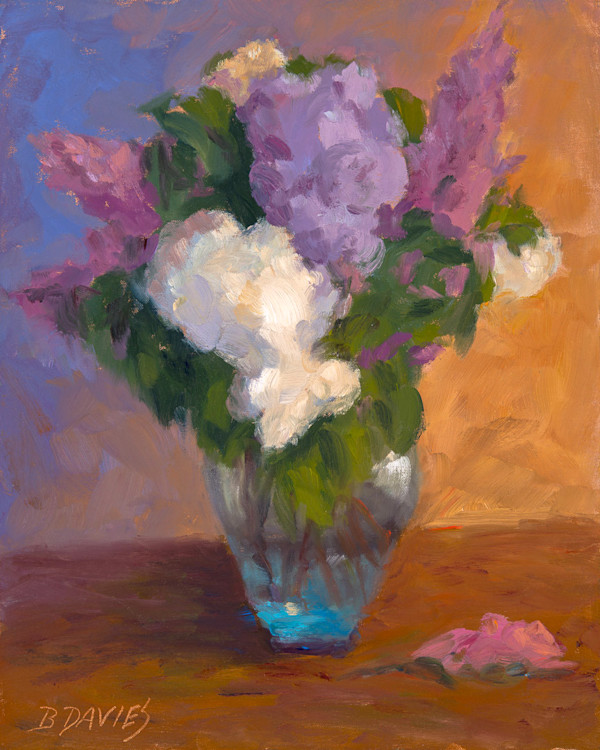 Lilacs: 11" x 14" Giclee Print, #2 by Barbara Davies