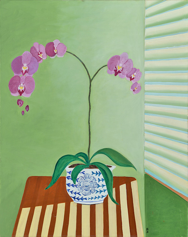 Orchid: 16" x 20" Giclee Print, #1 by Barbara Davies
