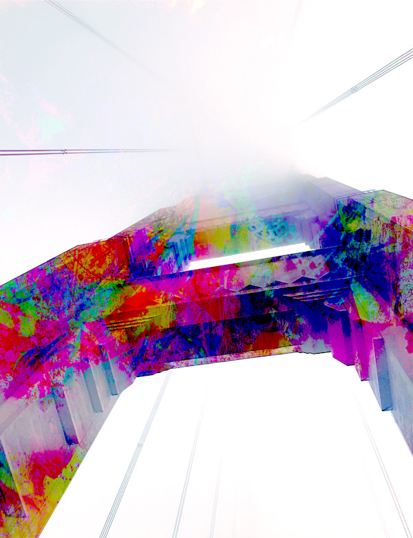 Bell Bottom Bridge, Print 2/200 by Elaine Pratt