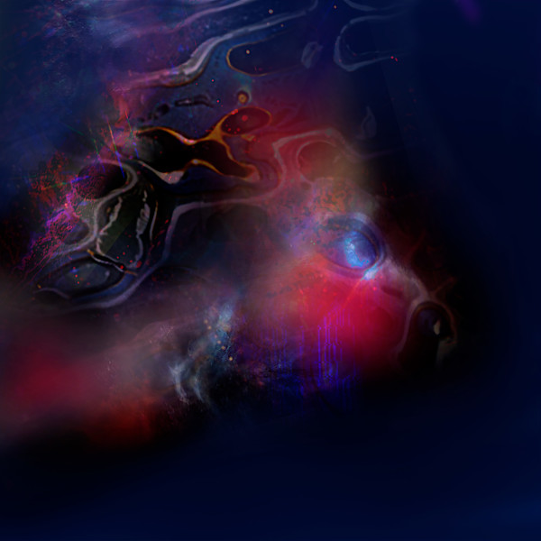 Impish Death Mask, Print 2/200 by Elaine Pratt