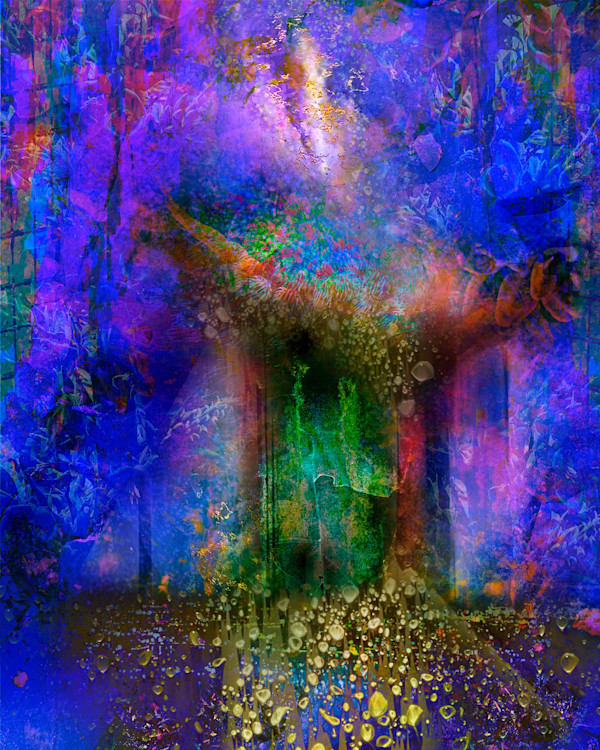 Garden Gate, Print 2/200 by Elaine Pratt