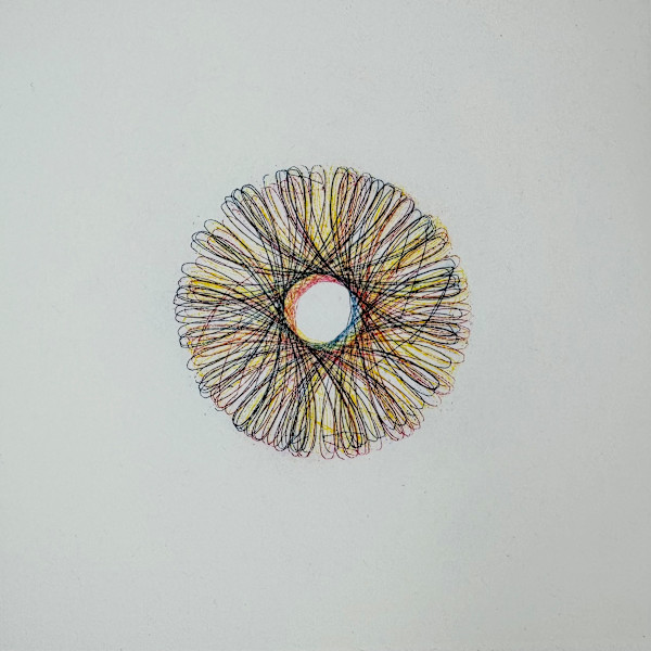 All my flowers 3 colour 1/5 by Margaret Manchee
