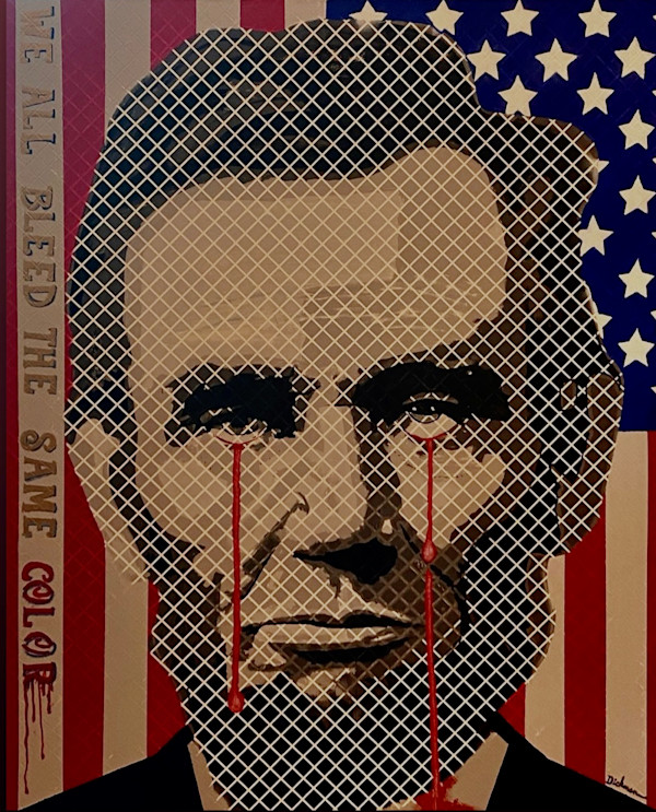 WE ALL BLEED THE SAME COLOR 1/25 by Curtis Dickman