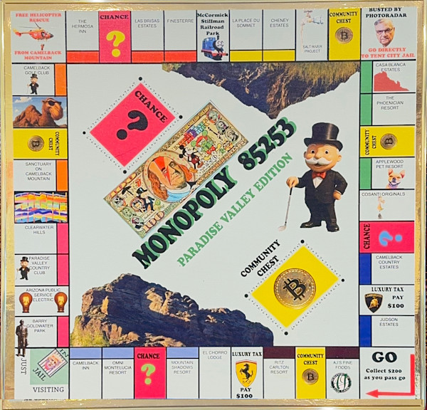 85253-OPOLY. PARADISE VALLEY EDITION Proof 1 by Curtis Dickman