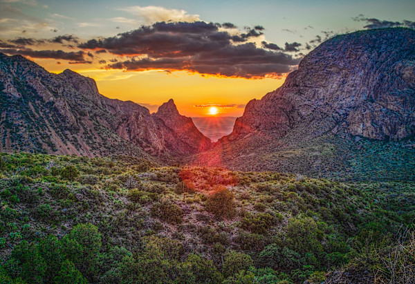 Sunset the Window, Big Bend 1/25 by Billy Moore