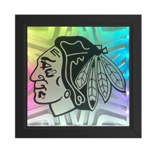 Blackhawks PrideLight B.O.X. Proof #1 by JD Hecht