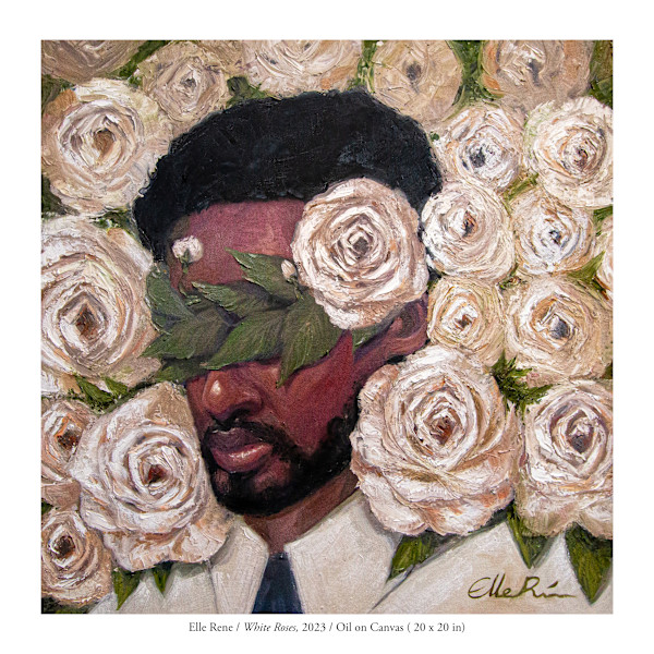 White Roses- Signed Limited Edition Print 4/60 by Elle Rene