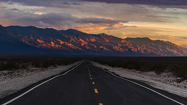 Death Valley Sunset 2/3 by Gwen Adams Norton