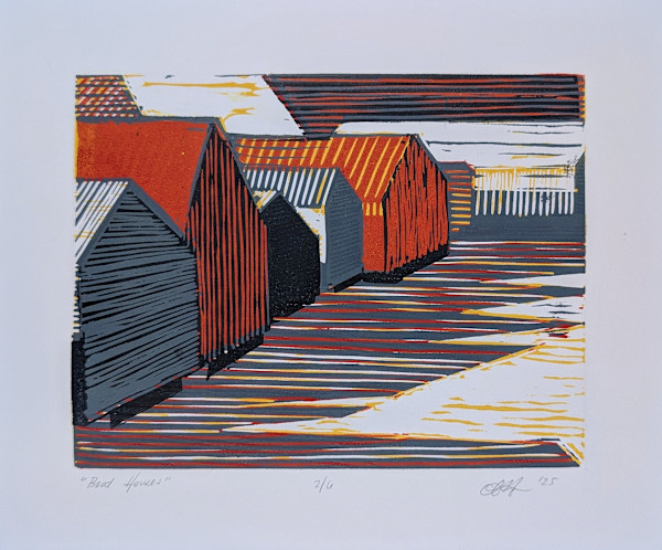 Boat Houses 2/6 by Amanda Hanlon