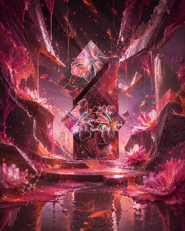 After the Break, It Bloomed - Immersive Original Edition #1 by JD Hecht | Creatively Cutz Studio