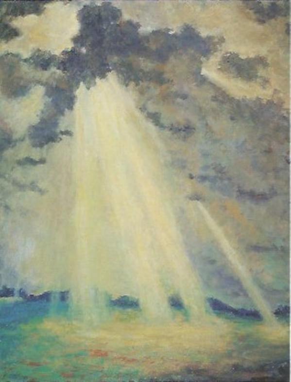 Sunbeams Through the Clouds, ca. 1960s by Tunis Ponsen