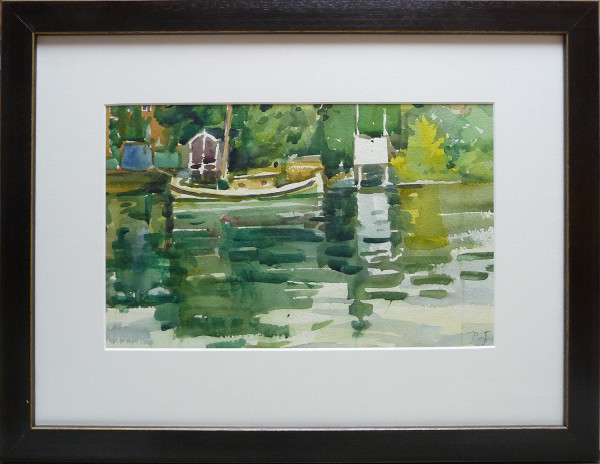 Boat - Richmond, England by Llewellyn Petley-Jones (1908-1986)