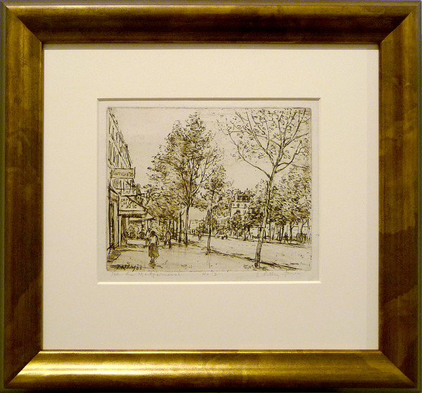 Boulevard du Montparnasse #2 by Llewellyn Petley-Jones (1908-1986)