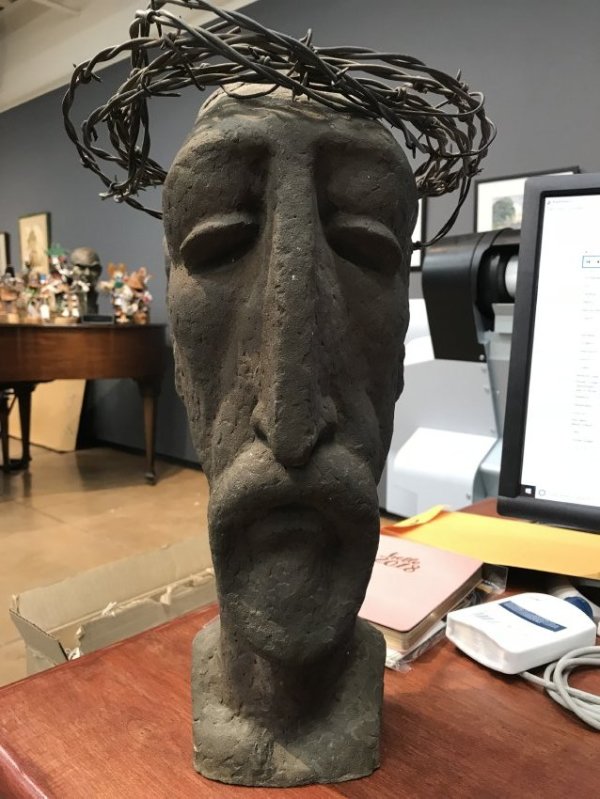 Jesus Christ with Crown of Thorns by Craig Sheppard