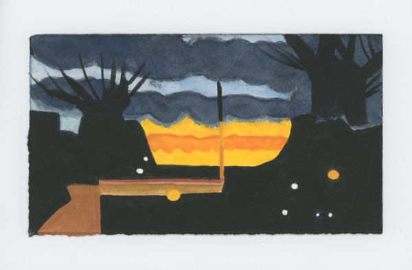 The Pole at Sunset, #1874