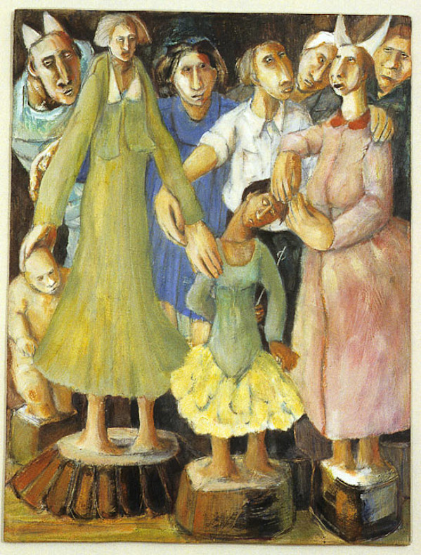 The Stage is Set Iron Pedestals - 9 Characters by Eve Whitaker, Image 1.