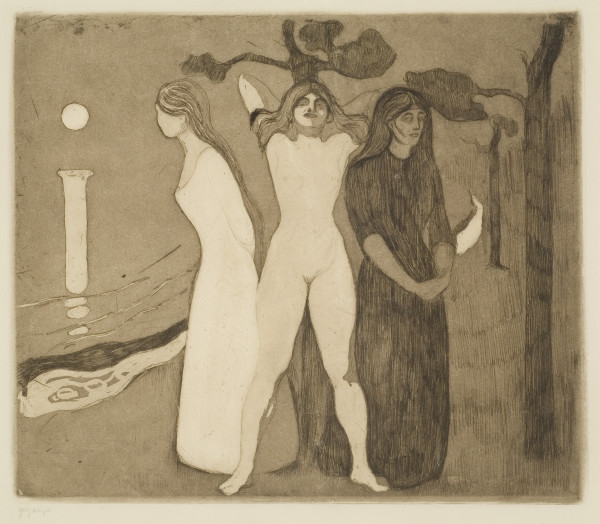 Kvinnen II (The Woman II) by Edvard Munch