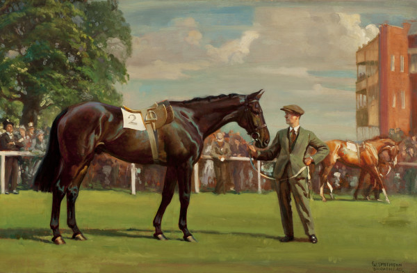 Brown Jack in the Paddock by William Smithson Broadhead
