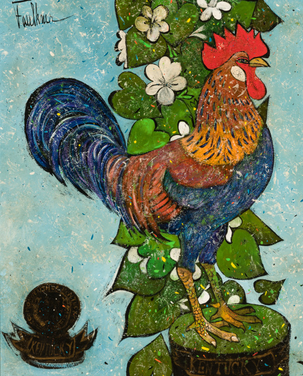 Democrat Party Rooster by Henry Lawrence Faulkner