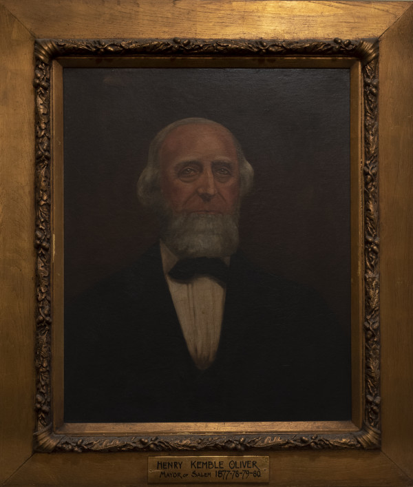 Portrait of Henry Kemble Oliver by Adelaide Cole Chase
