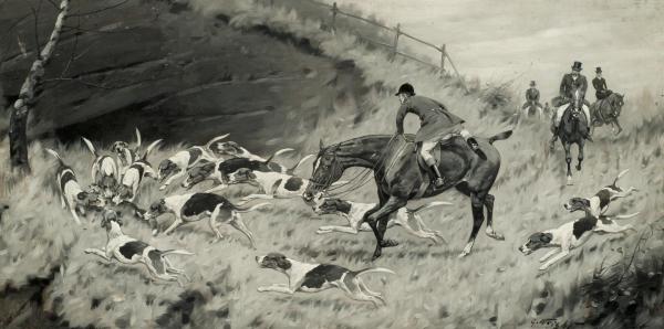 Foxhunting by George Wright