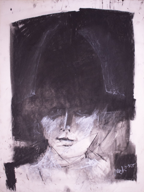 Woman in Black Hat by Frank Creech