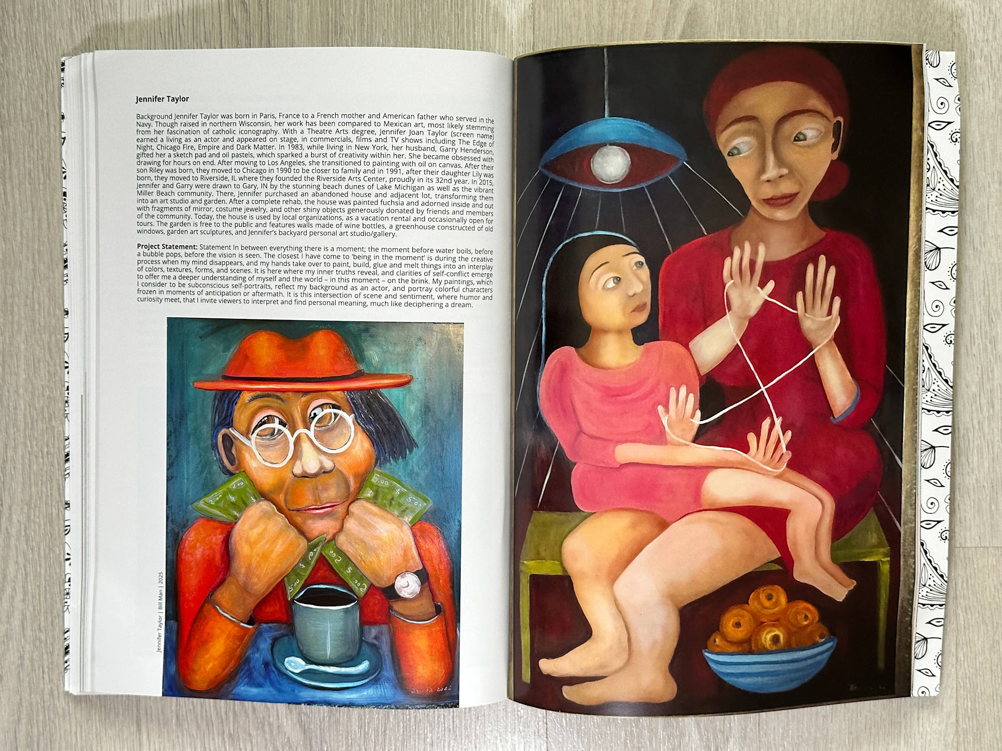 Visual art journal inclusion