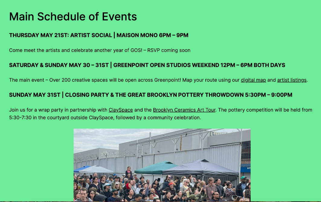 Greenpoint Open Studios