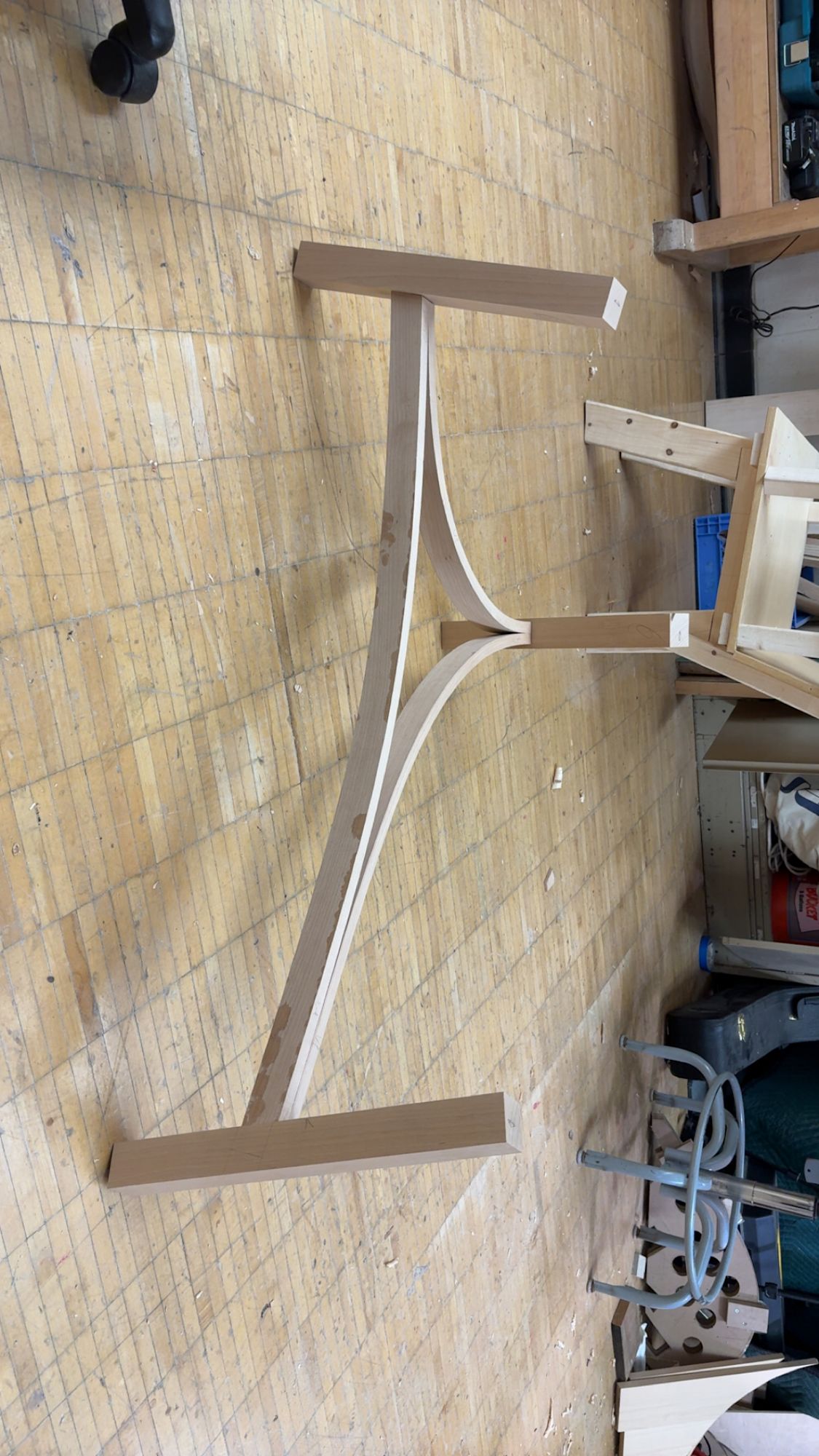 Bent coffee table prototype 2