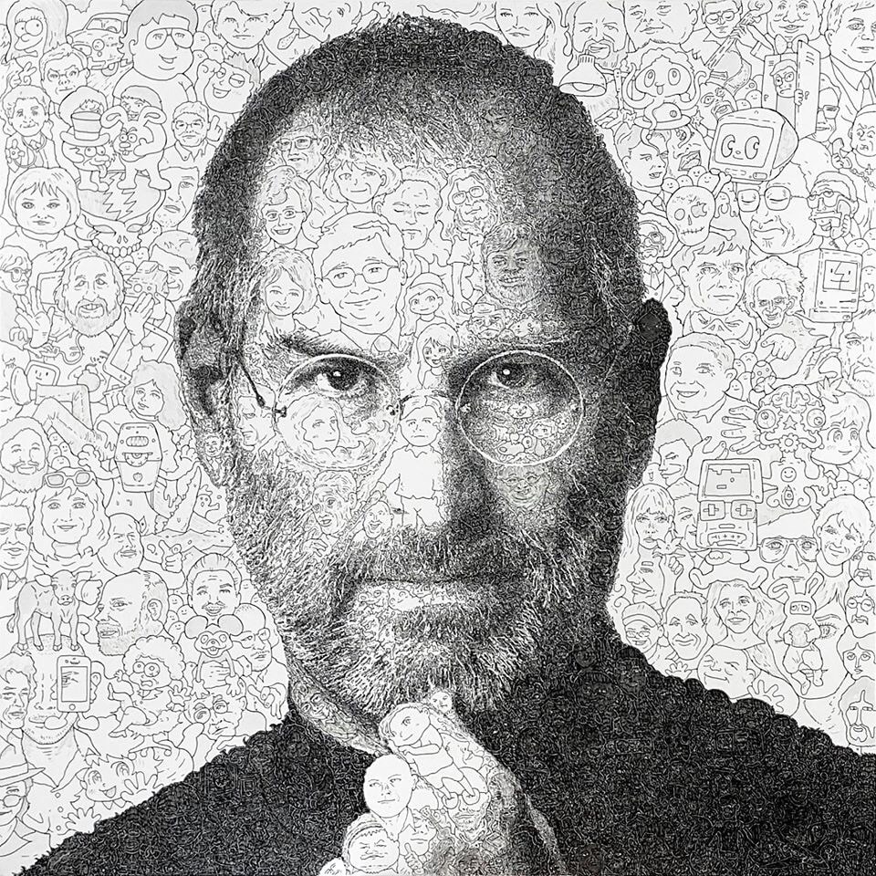 賈伯斯 歷史名人系列 4 Steve Jobs Historical Portraits No 4 From The Collection Of Donna Art Artwork Archive