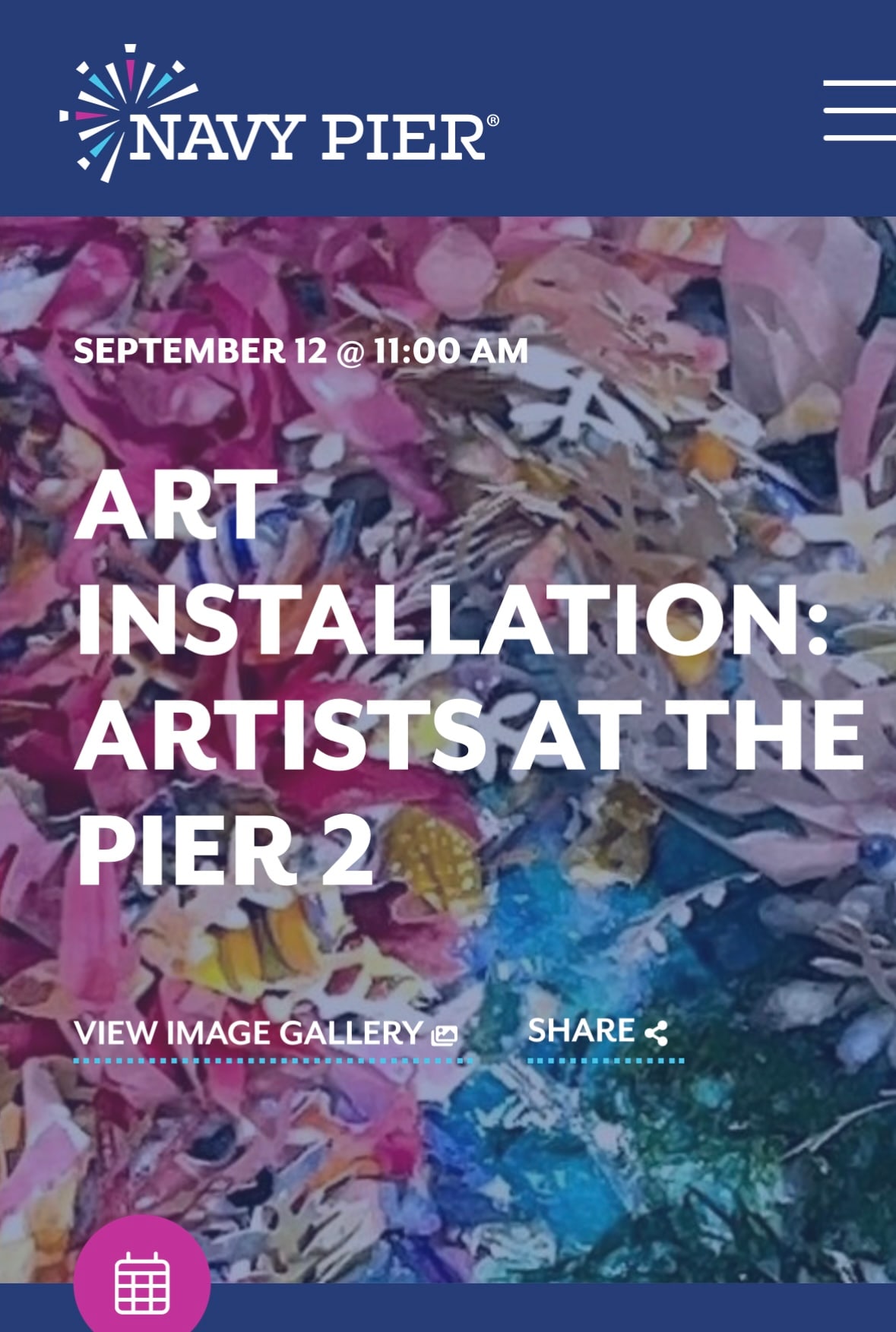 Artists at the Pier