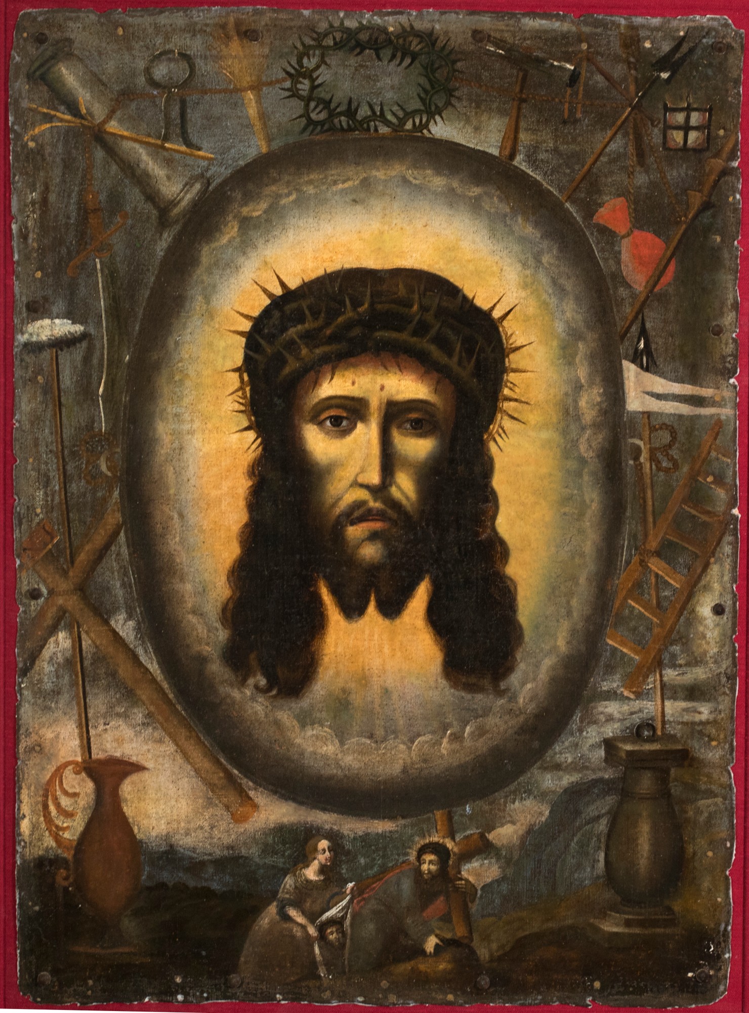 real face of jesus painting