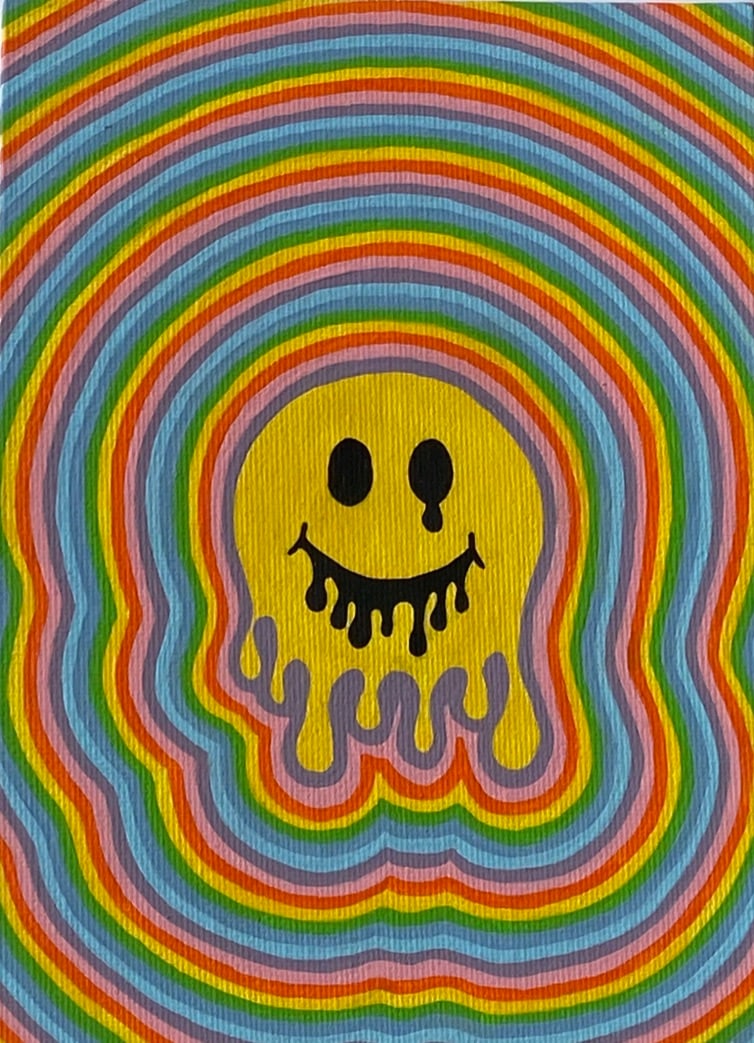 Drippy Smiley Face By Jenni Baxter Artwork Archive