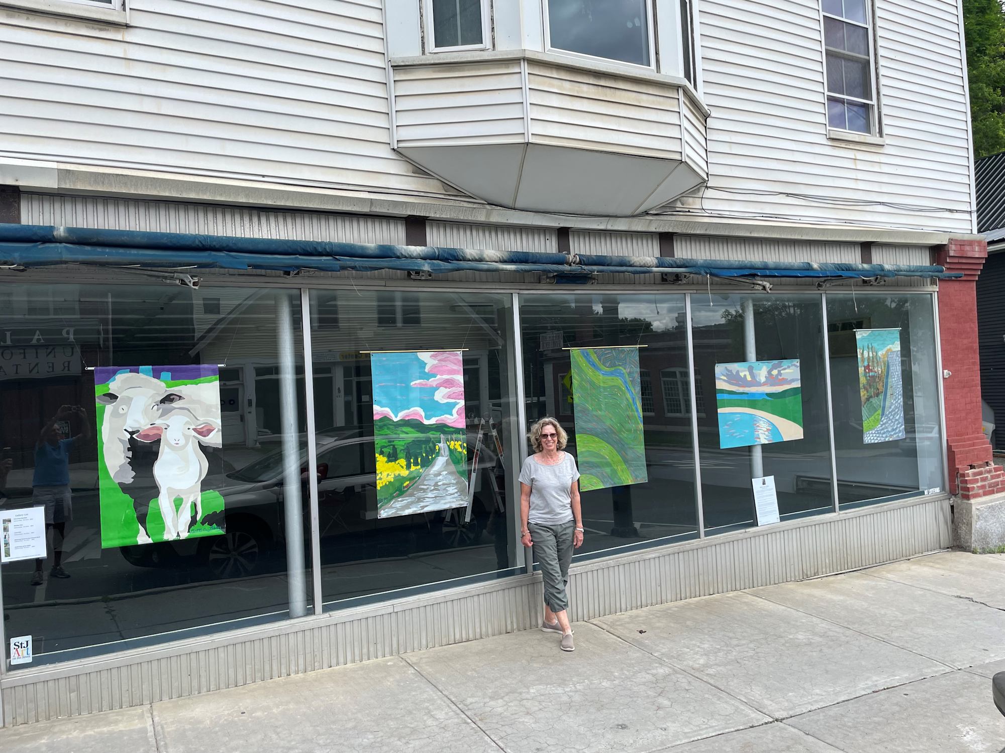 Catamounts Arts Storefront Windows