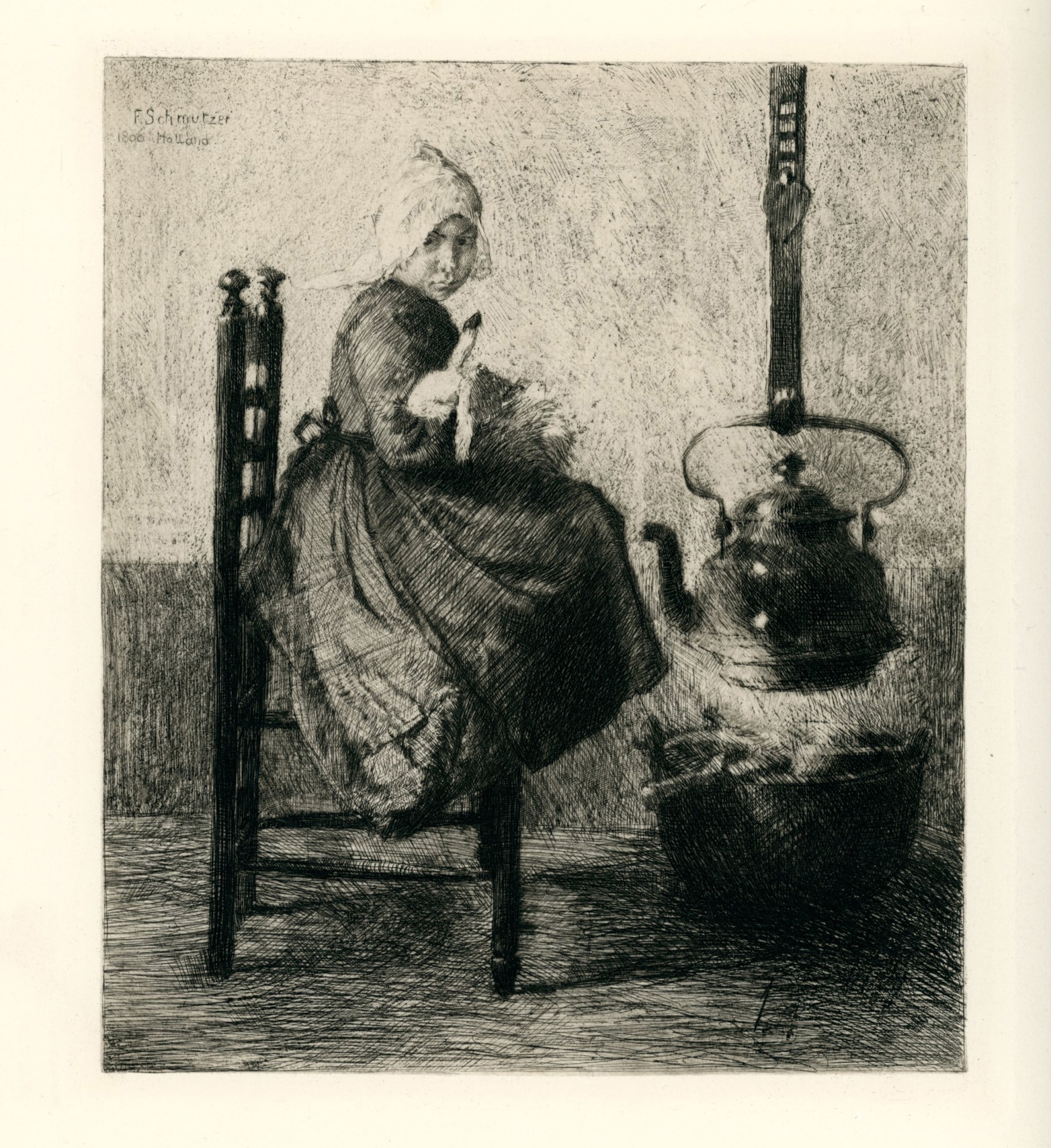 Holländisches Mädchen (Dutch Girl) from the collection of Romijn