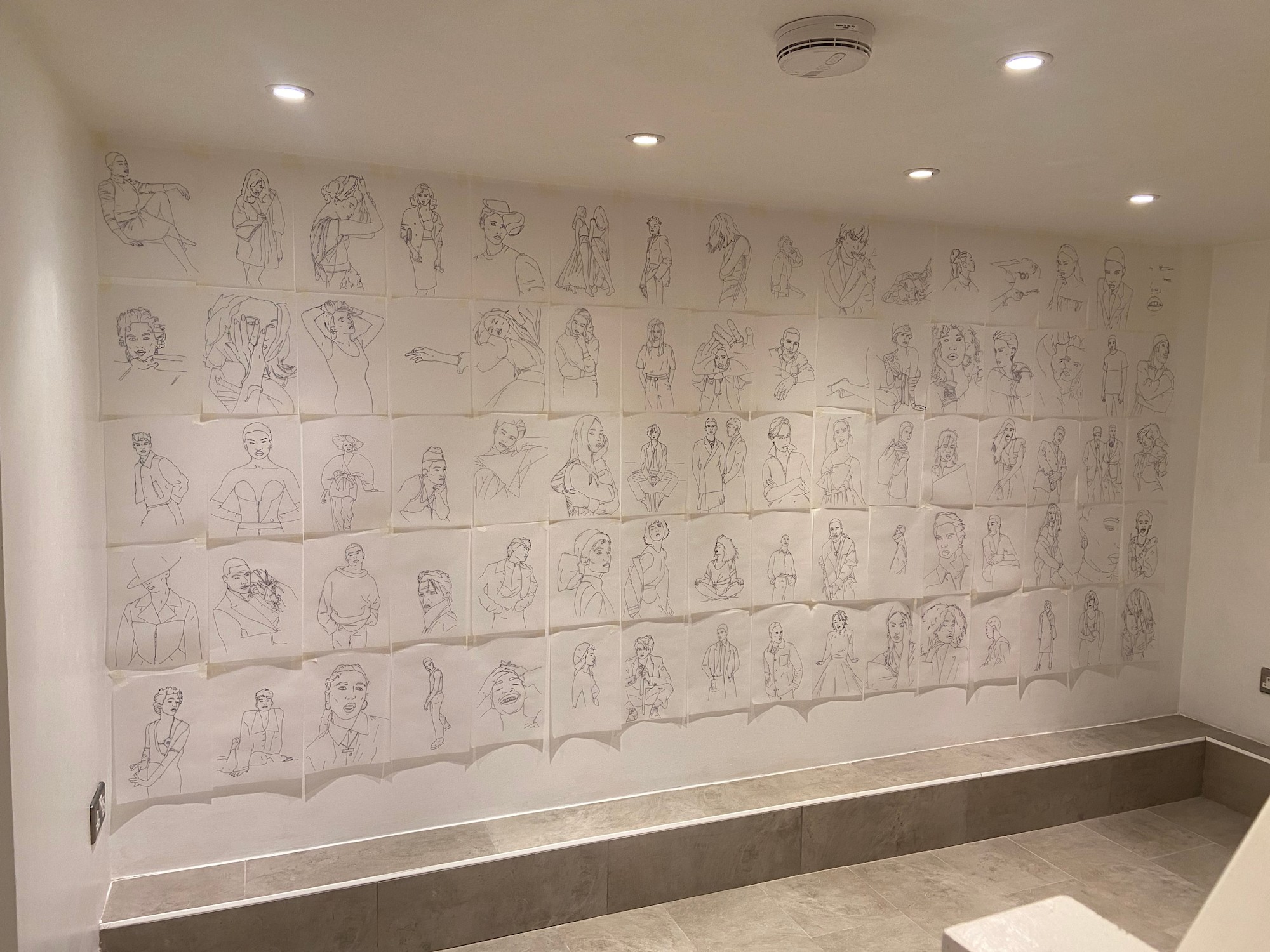 Preliminary drawings/tracings