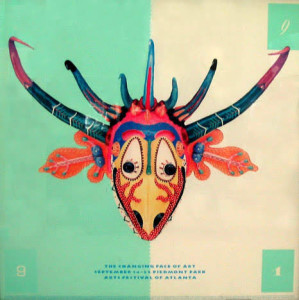 Arts Festival of Atl. (mask poster)