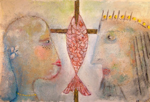 Crucifix of Fish #1