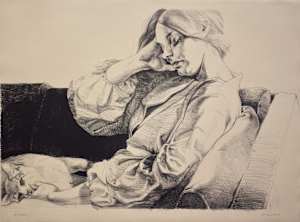Woman With Cat