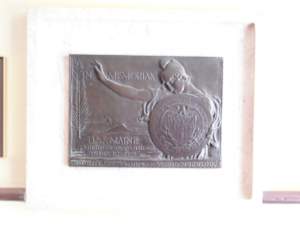 U.S.S. Maine Memorial Plaque