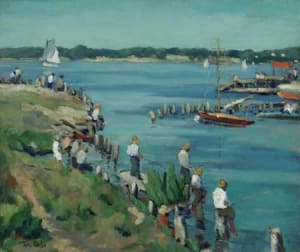 Fishing from the Pilings