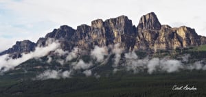 Castle Mountain, Banff, Alberta Canada - Sample - Metal Edition #2