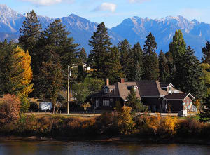 Pynelogs Cultural Centre on Lake Windermere, Invermere, BC