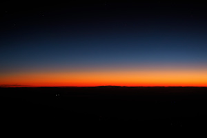 Sunset over Mexico
