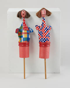 Pair of Pop-Up Figure Toys