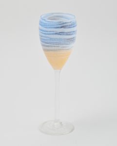 Orange and Blue Goblet